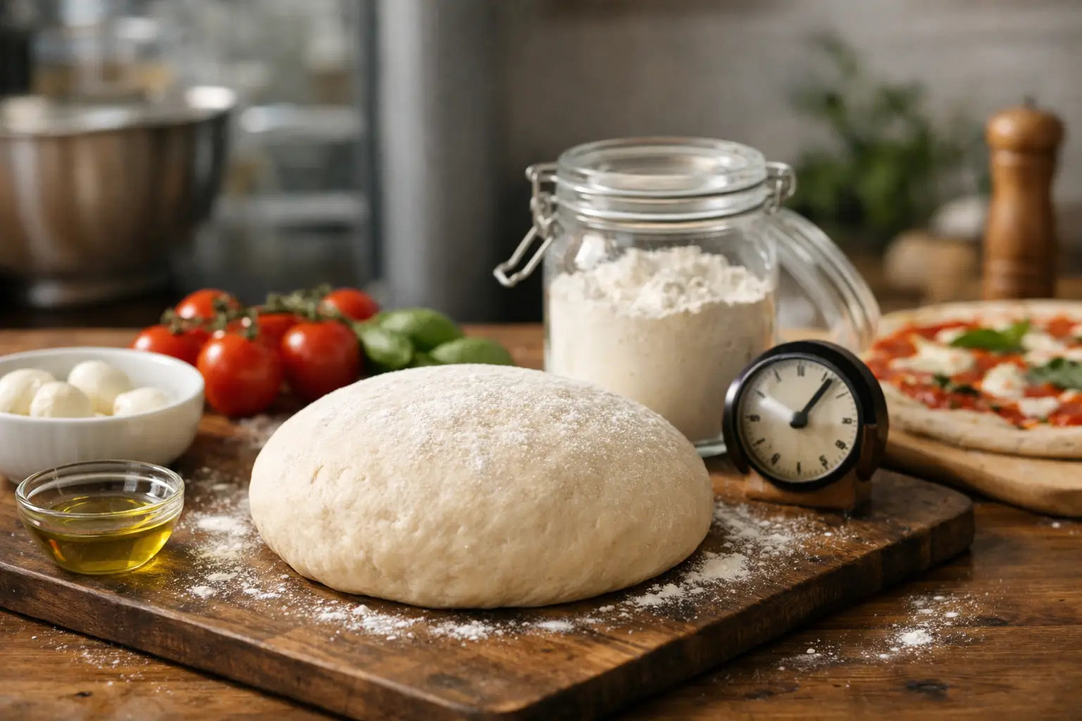 Hvor lenge kaldheve pizzadeig?