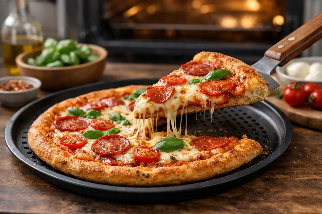 Hvordan steke pizza med sprø bunn