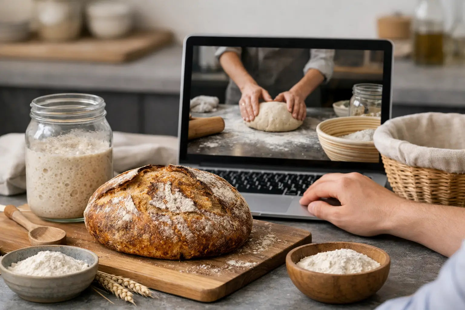 Digitalt surdeigskurs som gir bedre brød hjemme