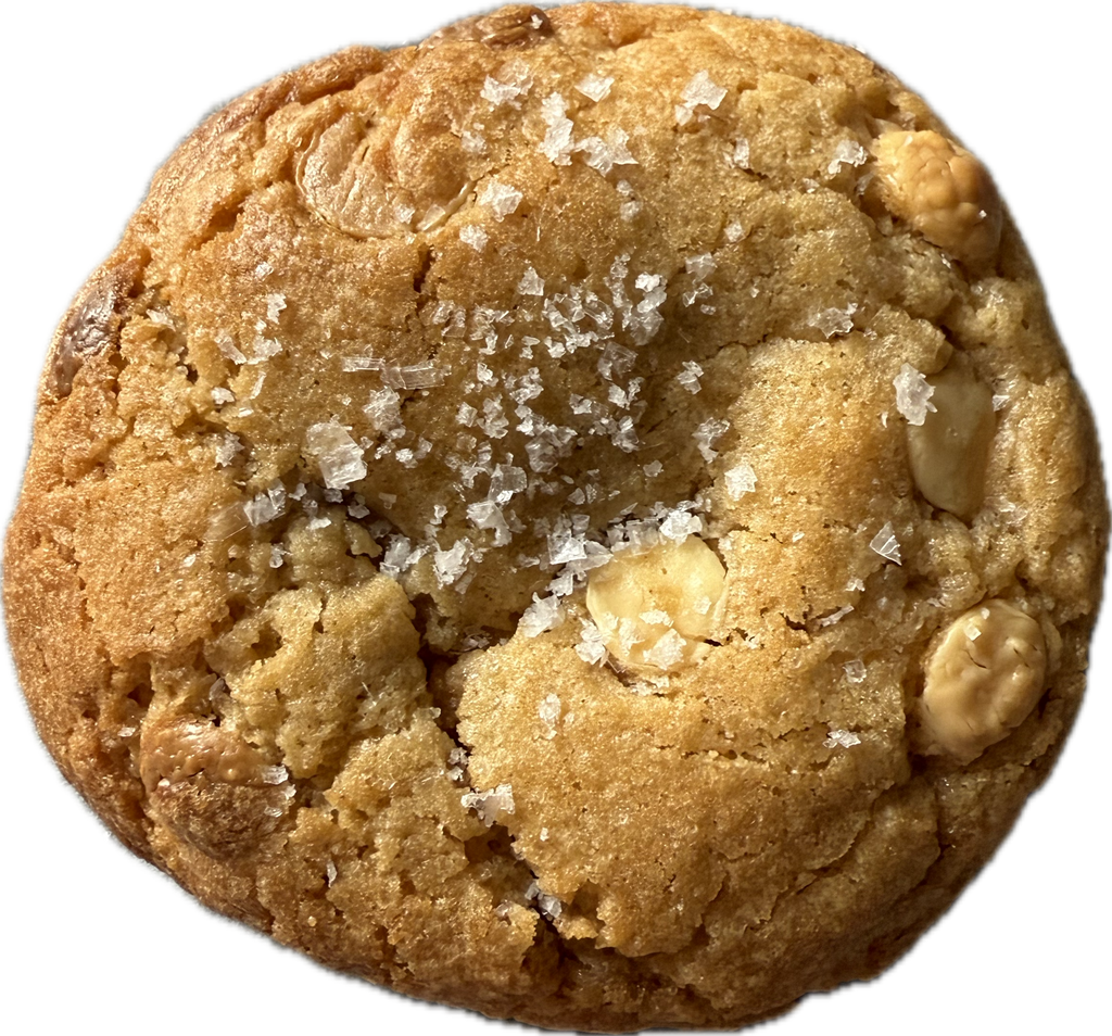 Oppskrift - SurdeigsCookies m/ brunet smør og hvit sjokolade