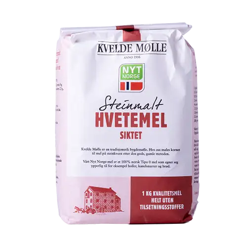 Steinmalt hvetemel Kvelde Mølle